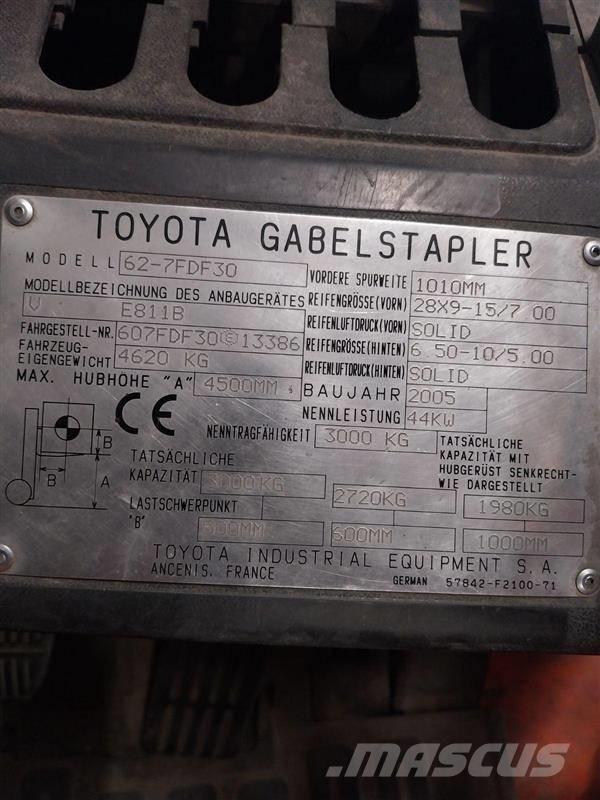Toyota 62-7FDF30 Targoncák-Egyéb