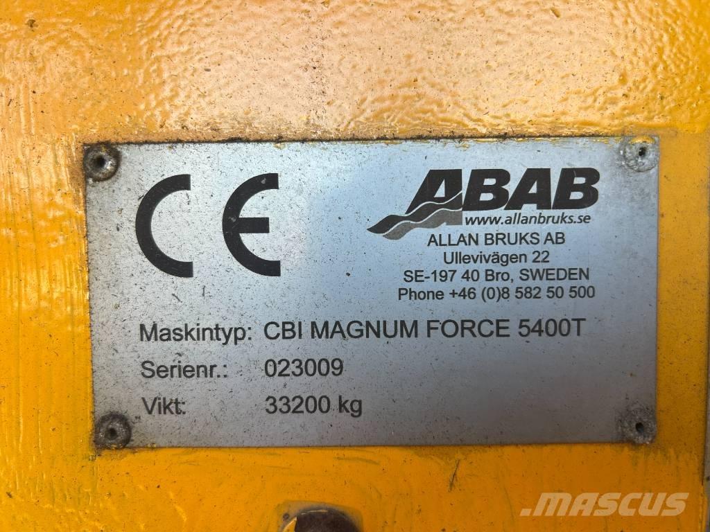 CBI 5400 Gallyazógépek