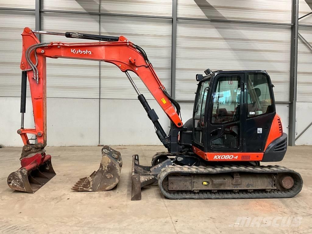 Kubota KX 080-4 Közepes (midi) kotrók 7 t - 12 t