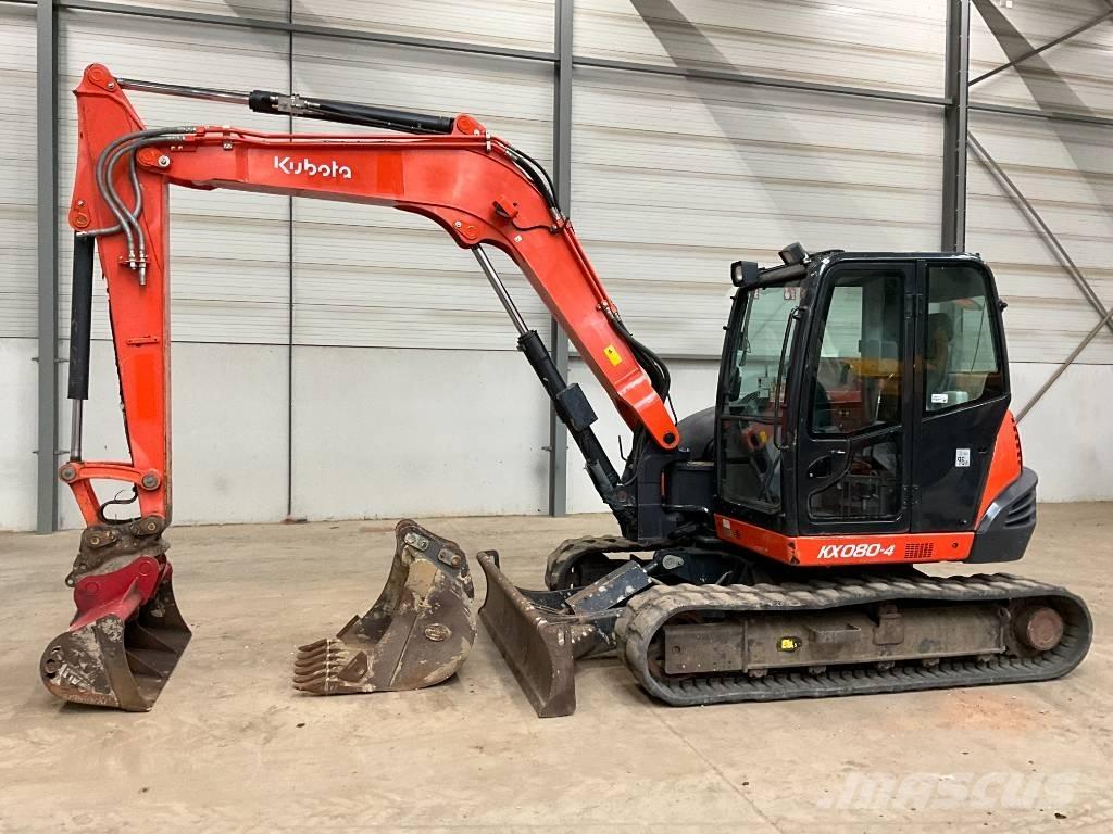 Kubota KX 080-4 Közepes (midi) kotrók 7 t - 12 t
