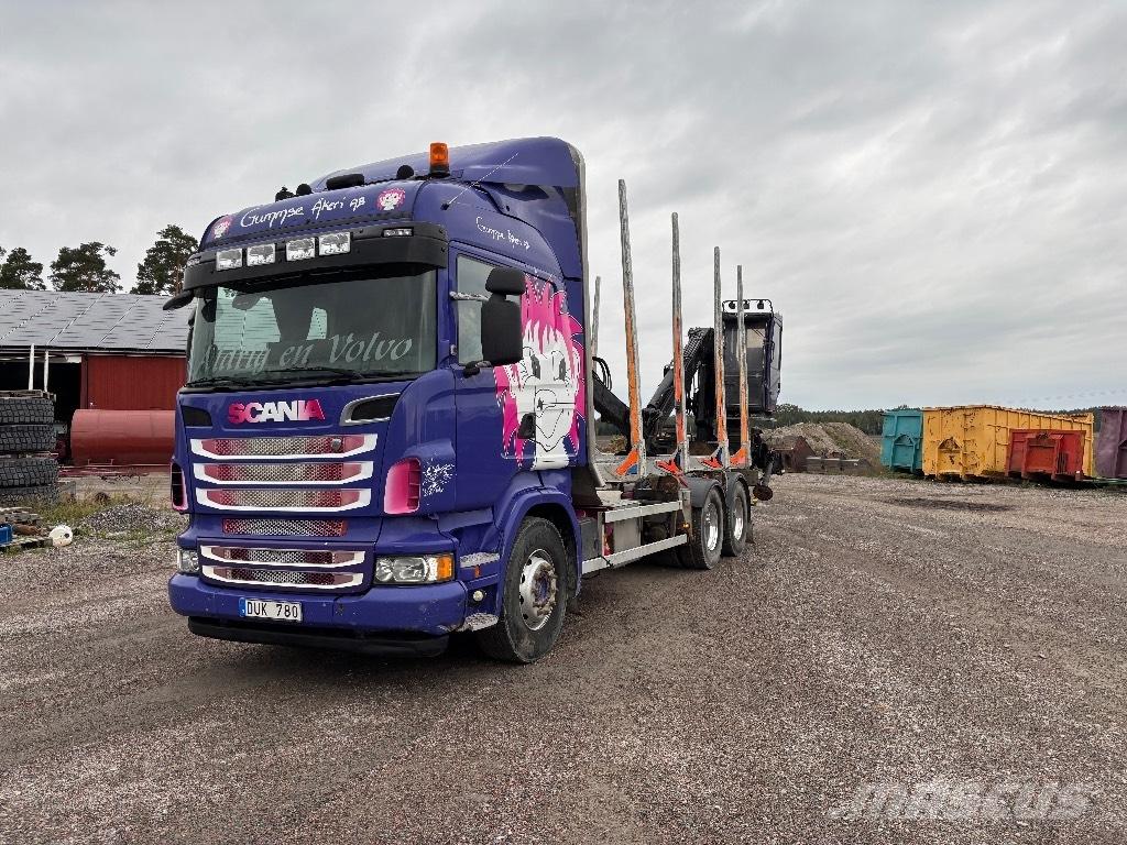 Scania 560. 6x4 Rönkszállító teherautók