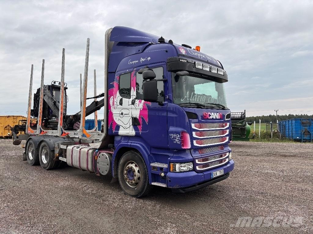 Scania 560. 6x4 Rönkszállító teherautók