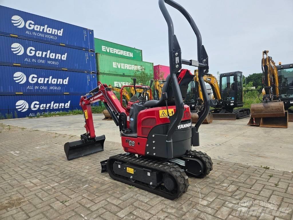 Yanmar SV08-1C Mini kotrók < 7t