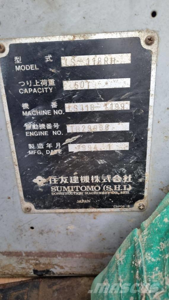 Sumitomo LS118RH5 Lánctalpas daruk