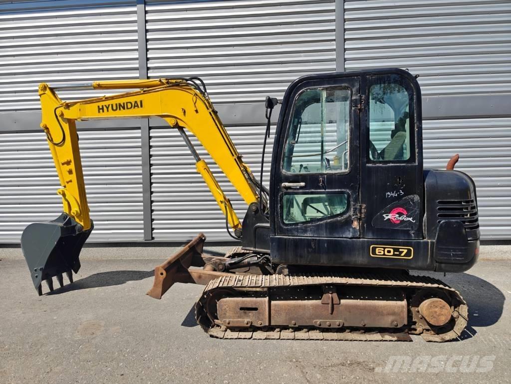 Hyundai R 60-7 Mini kotrók < 7t