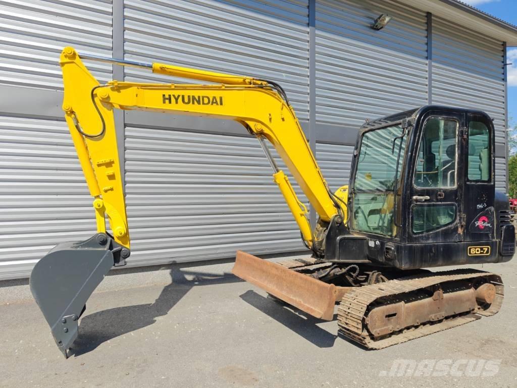 Hyundai R 60-7 Mini kotrók < 7t