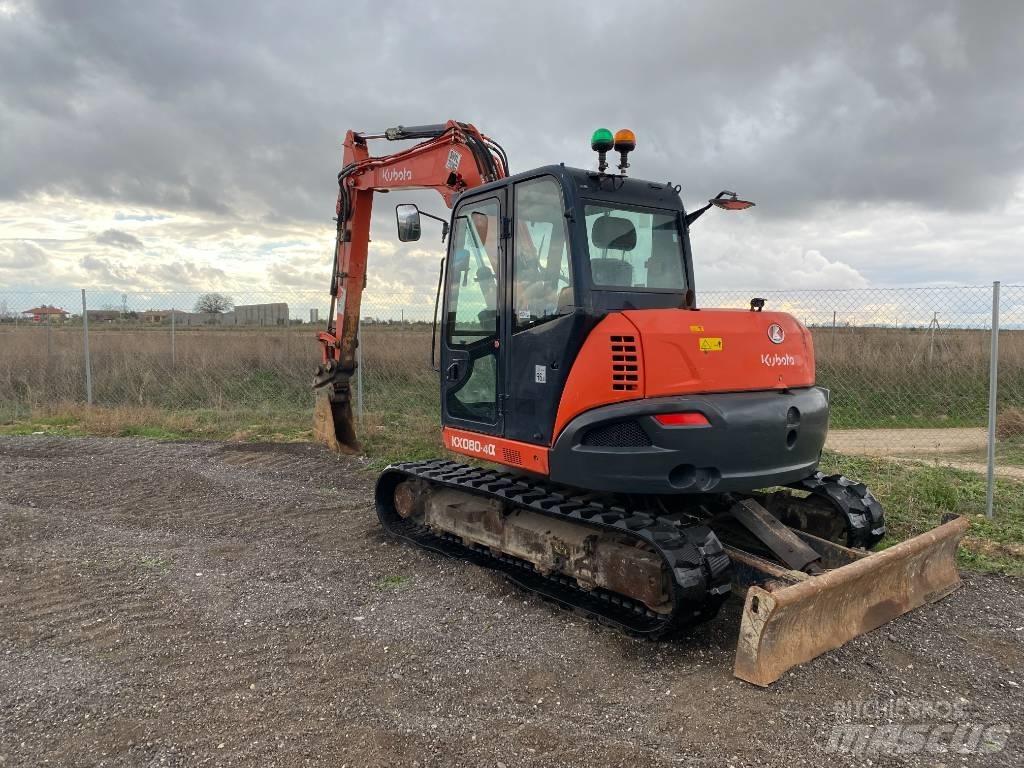 Kubota KX 080-4 Közepes (midi) kotrók 7 t - 12 t