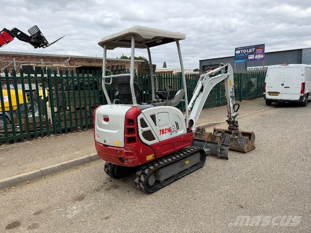 Takeuchi TB 216 Mini kotrók < 7t