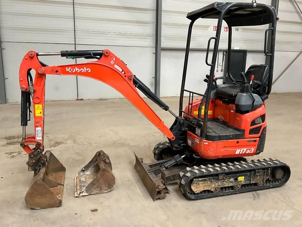 Kubota U 17-3 A Mini kotrók < 7t