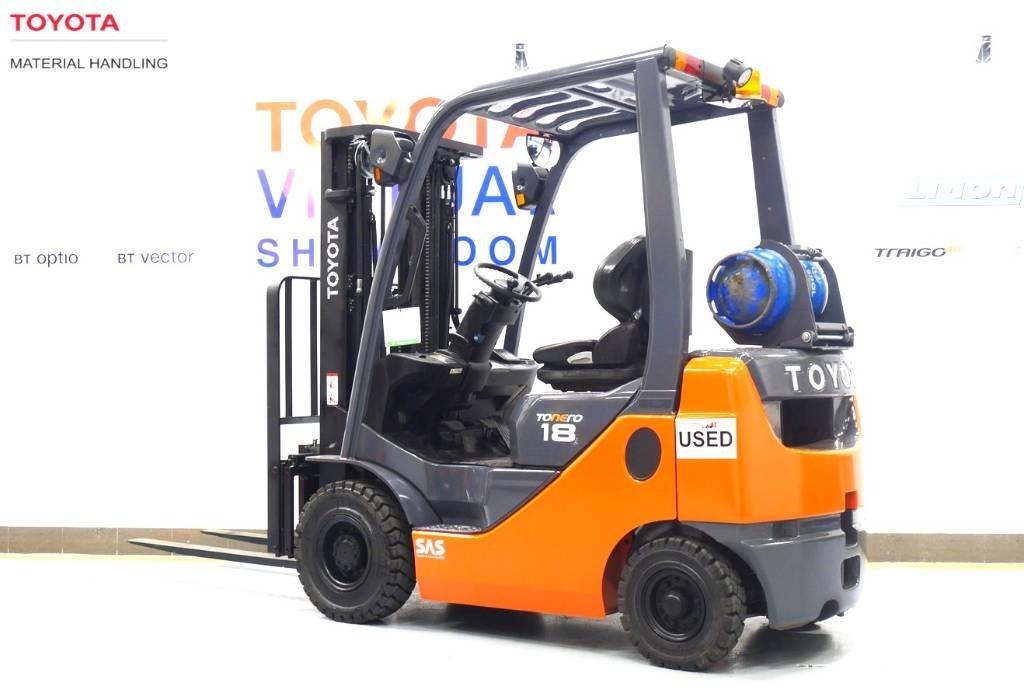 Toyota 02-8FGF18 Gázüzemű targoncák