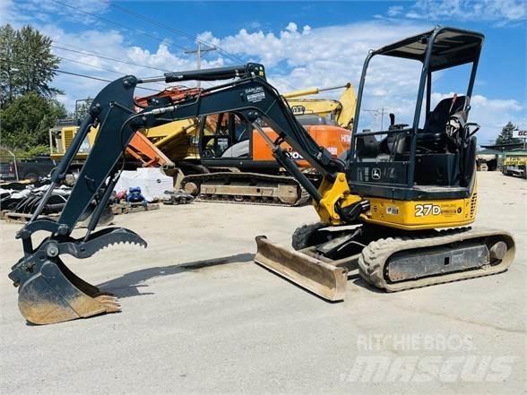 John Deere 27D Mini kotrók < 7t