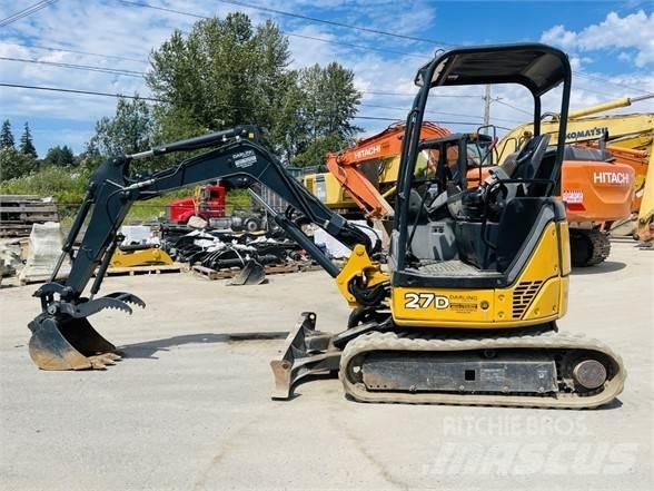 John Deere 27D Mini kotrók < 7t
