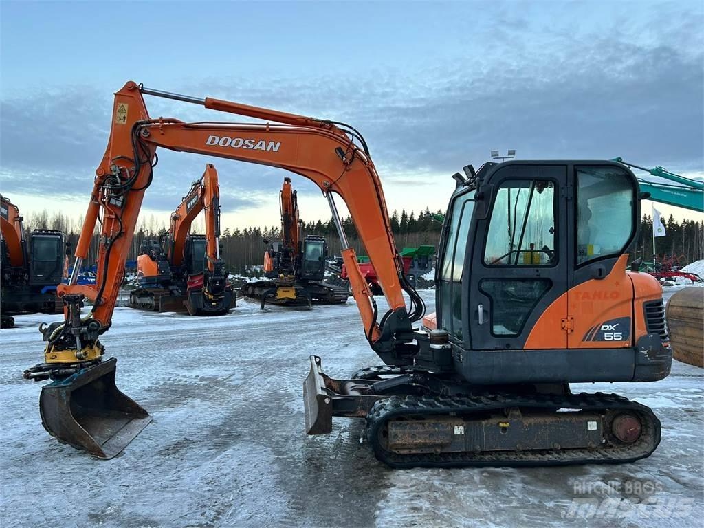 Doosan dx55 Mini kotrók < 7t