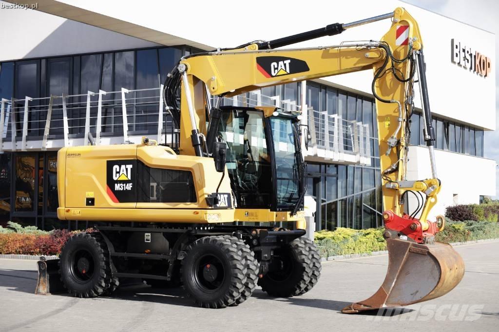 CAT M 314 F Gumikerekes kotrók