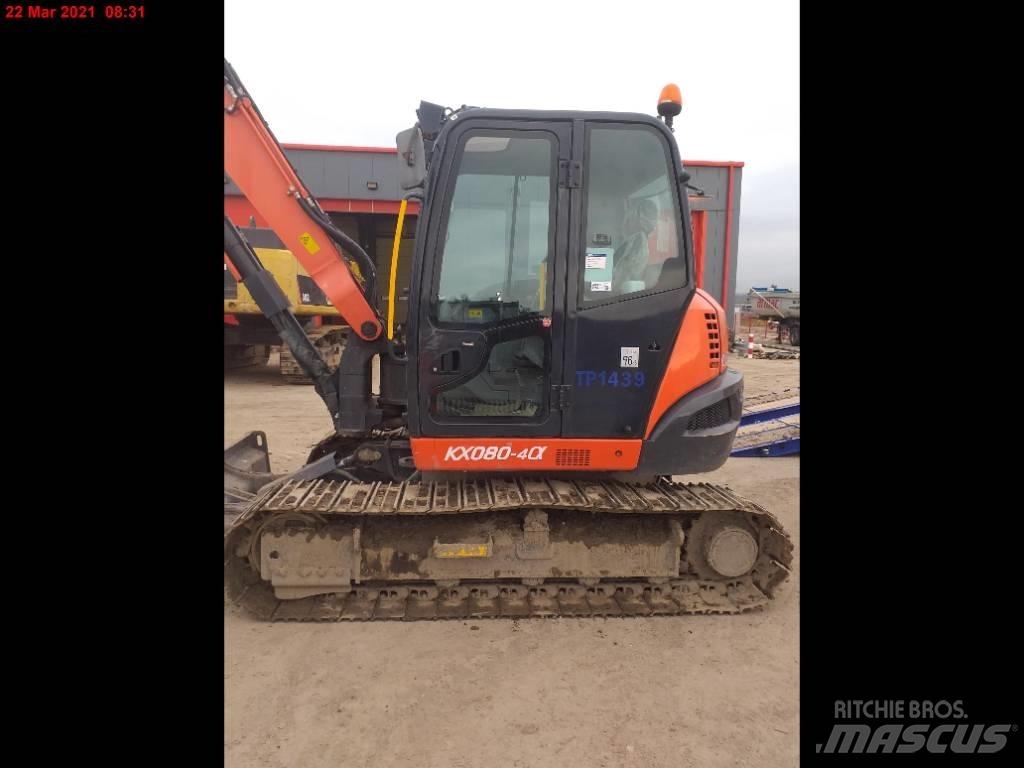 Kubota KX 080-4 Közepes (midi) kotrók 7 t - 12 t