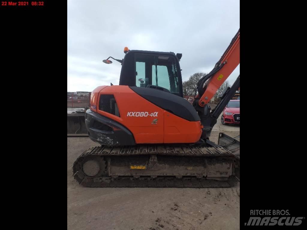 Kubota KX 080-4 Közepes (midi) kotrók 7 t - 12 t