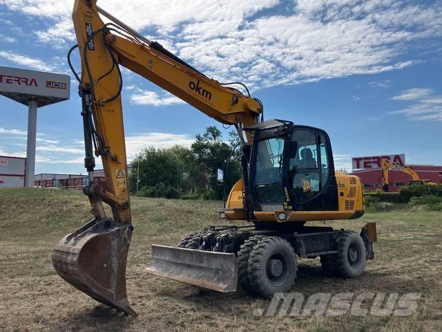 JCB JS 145 W Gumikerekes kotrók