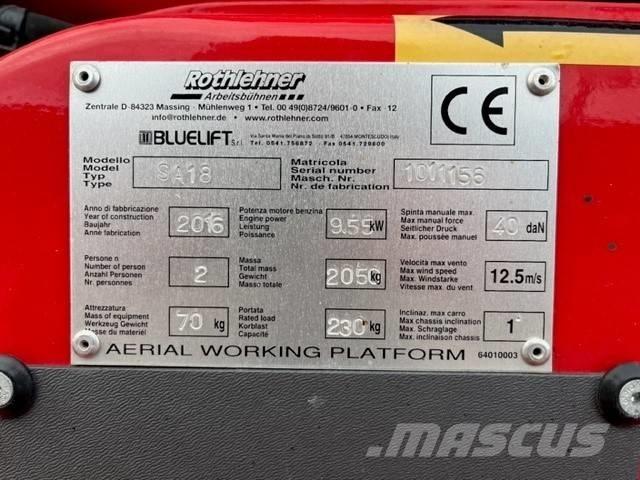 Bluelift SA 18 Kompakt önjáró emelők