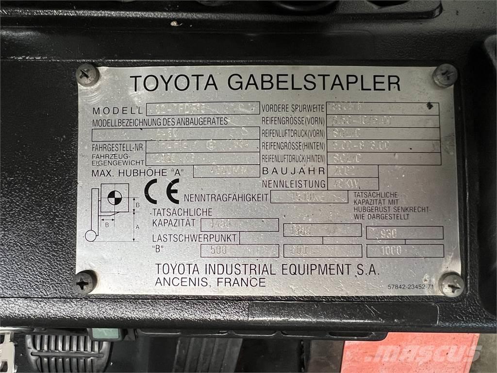 Toyota 02-7FDF15 Dízel targoncák