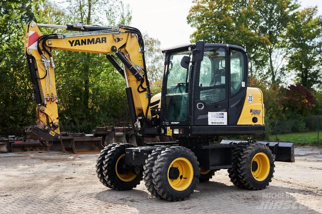 Yanmar B 75 W Gumikerekes kotrók