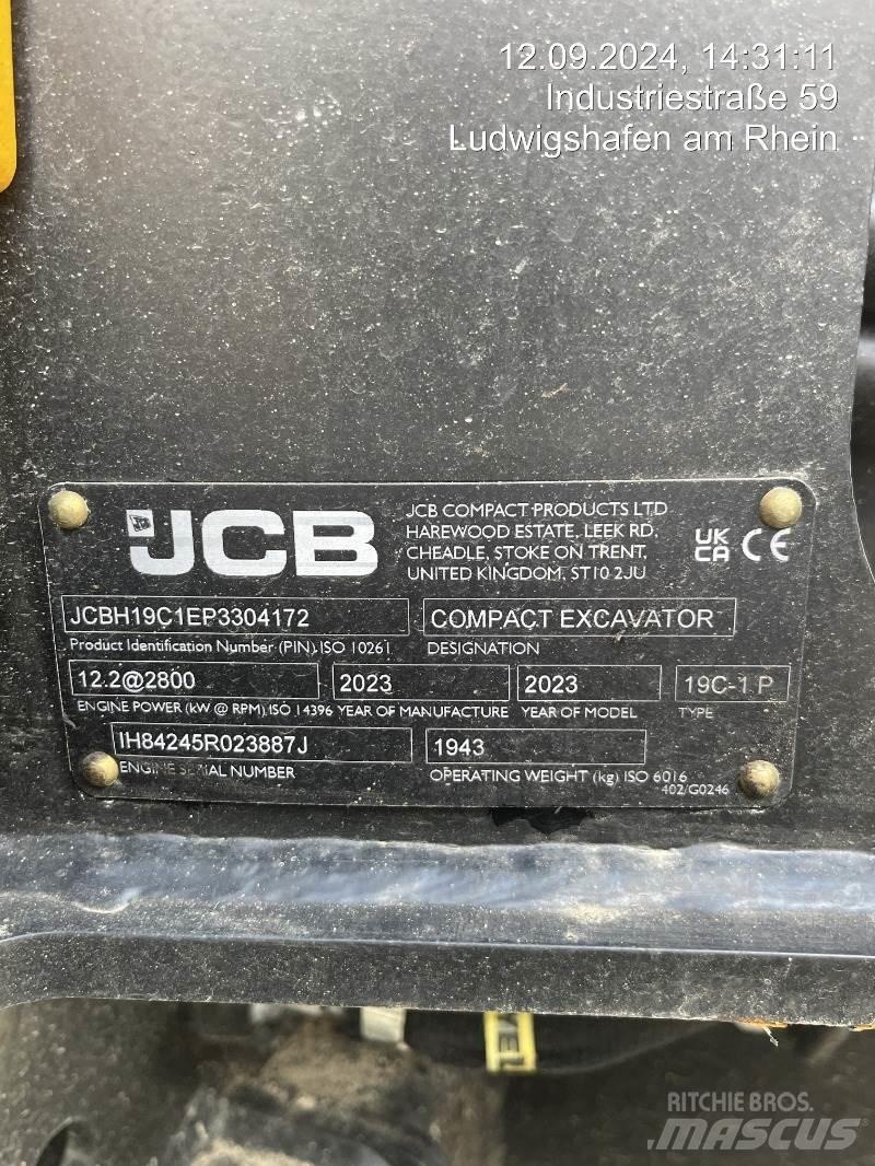 JCB 19C-1 Mini kotrók < 7t