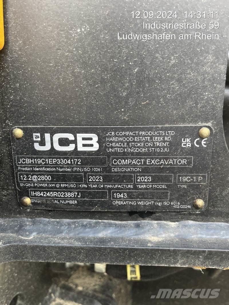 JCB 19C-1 Mini kotrók < 7t
