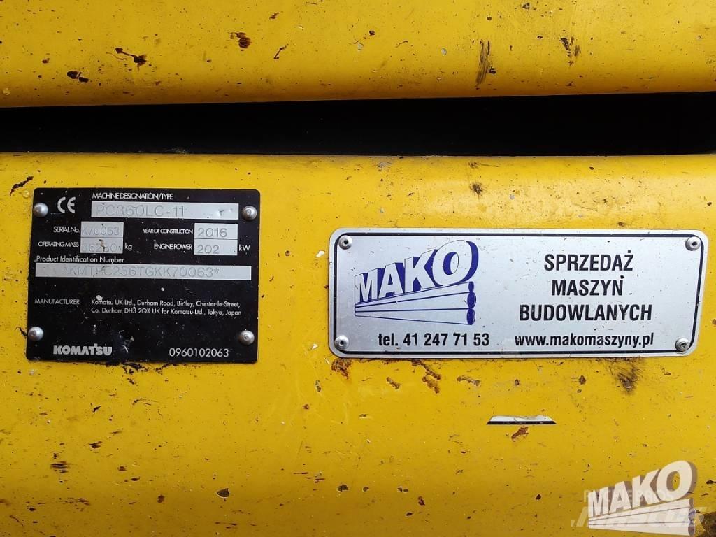 Komatsu PC 360 Lánctalpas kotrók
