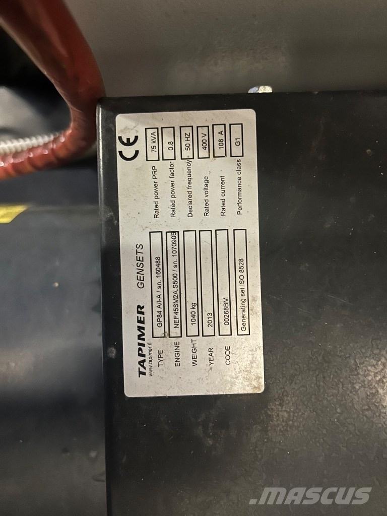 Genset GP84 75KVA Dízel áramfejlesztők