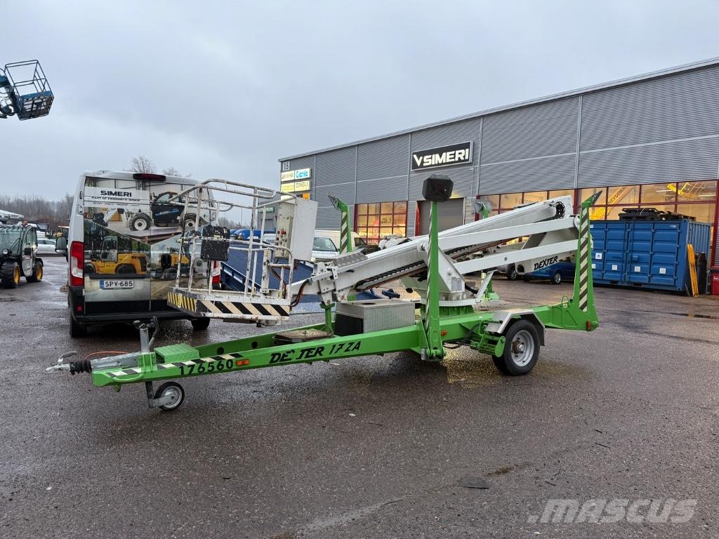 Dexter 17ZA Pótkocsira szerelt emelők és állványok