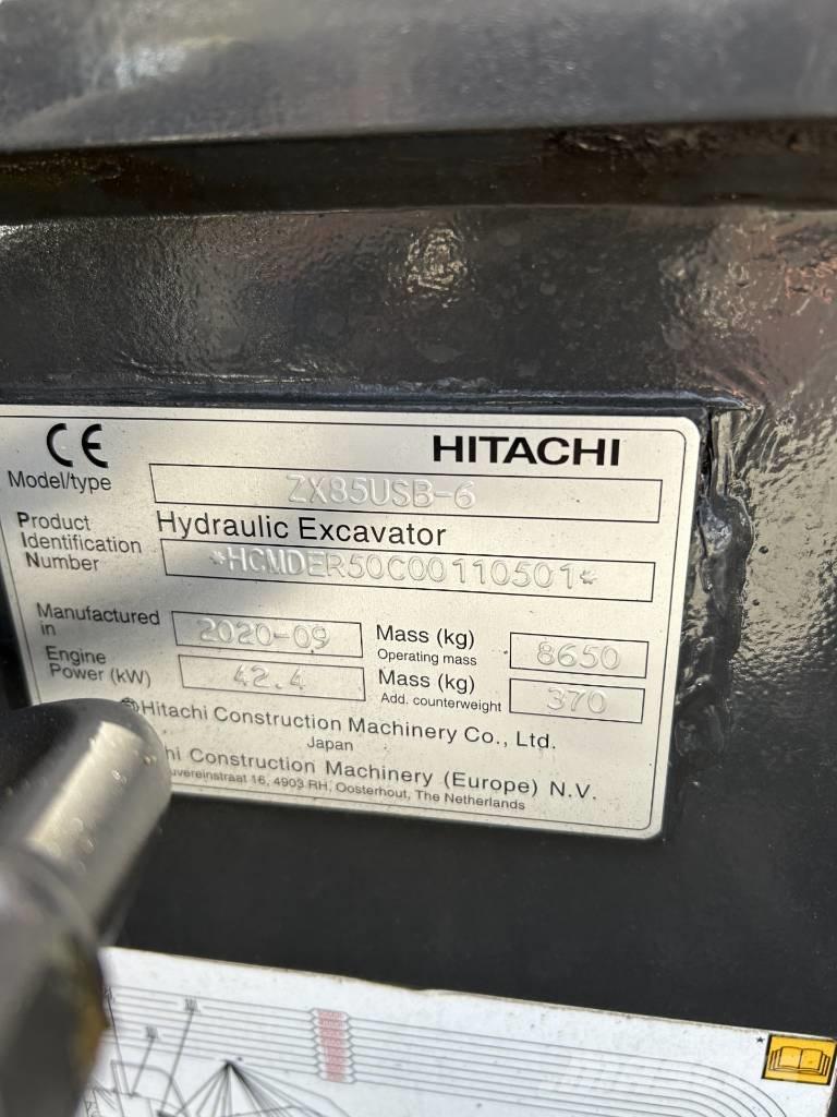 Hitachi ZX 85 US B Közepes (midi) kotrók 7 t - 12 t