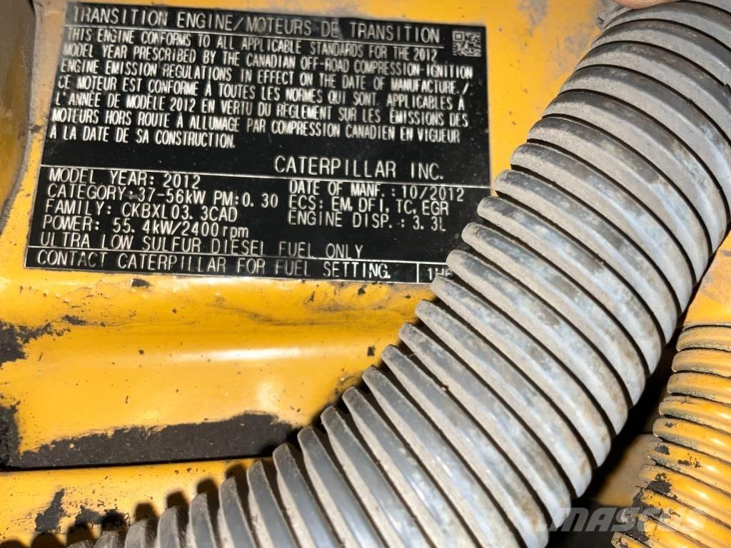 CAT 908 H 2 Gumikerekes homlokrakodók