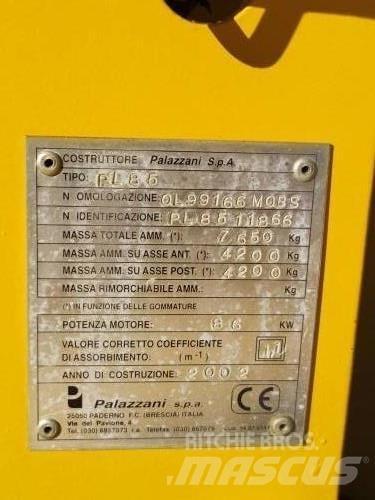 Palazzani PL85 Gumikerekes homlokrakodók