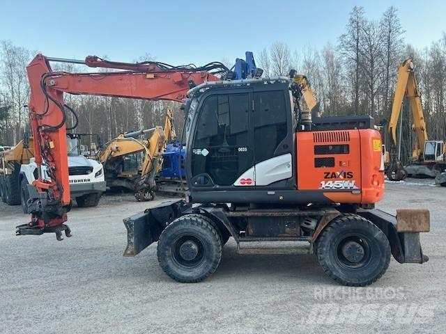 Hitachi ZX 145 W-6 Gumikerekes kotrók