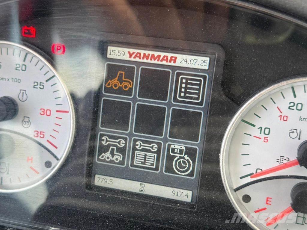 Yanmar V100 Gumikerekes homlokrakodók