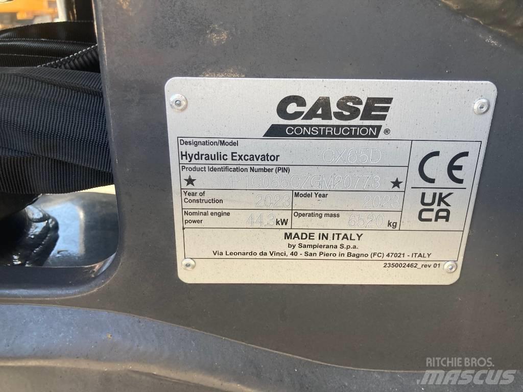 CASE CX65D Mini kotrók < 7t