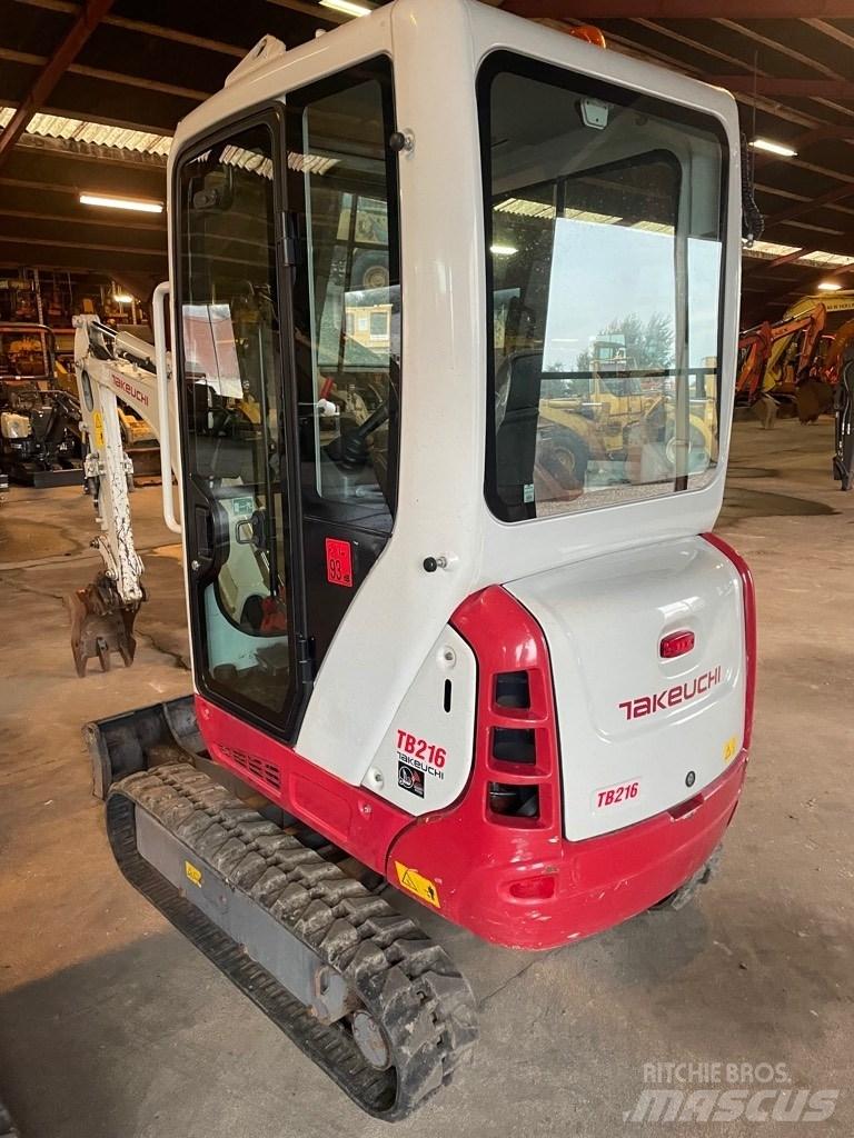 Takeuchi TB216 Mini kotrók < 7t