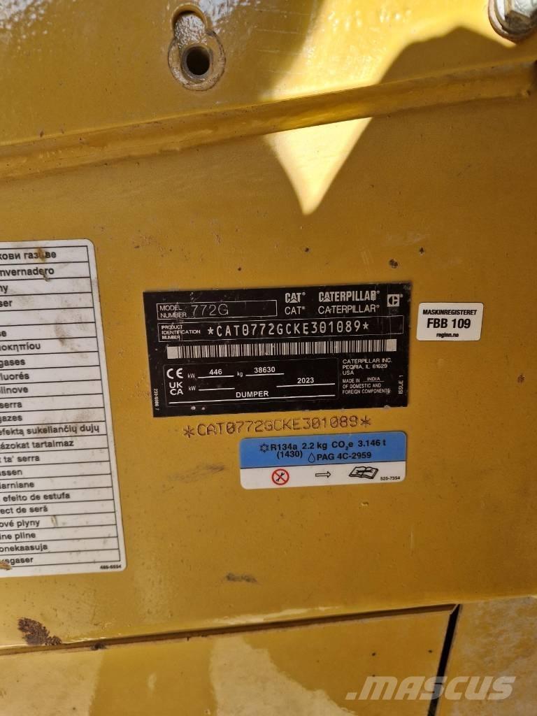 CAT 772 G Nehézdömper