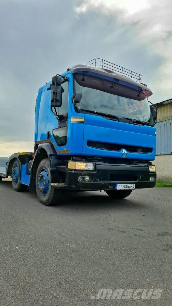 Renault Premium 340 erdészeti gépszállító teherautók