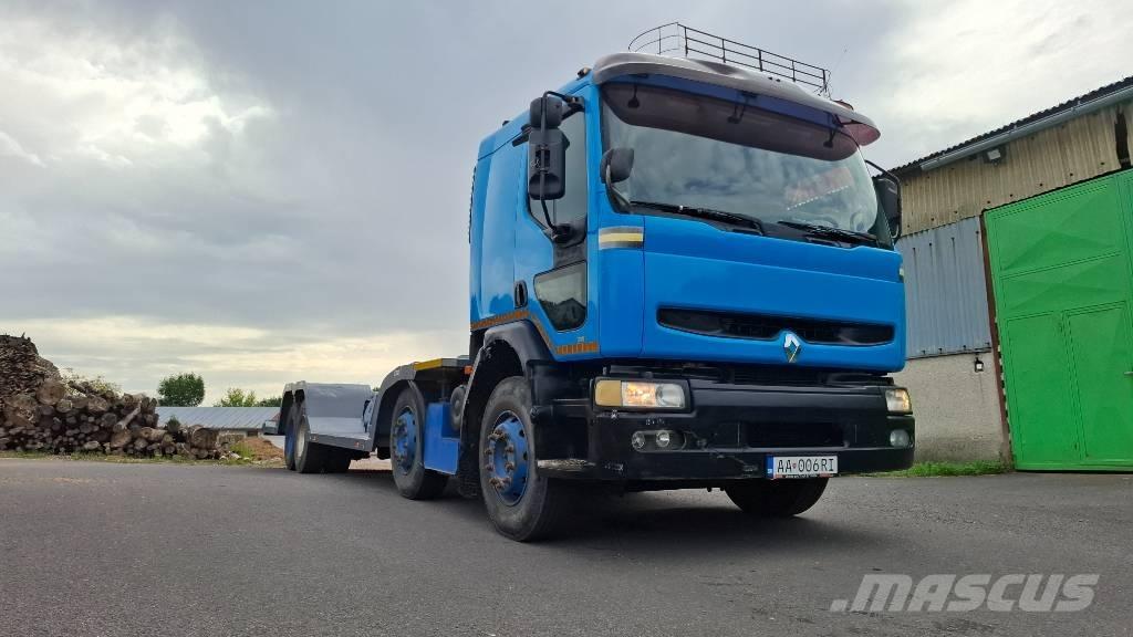 Renault Premium 340 erdészeti gépszállító teherautók