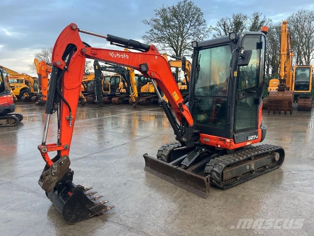 Kubota U 27-4 Mini kotrók < 7t