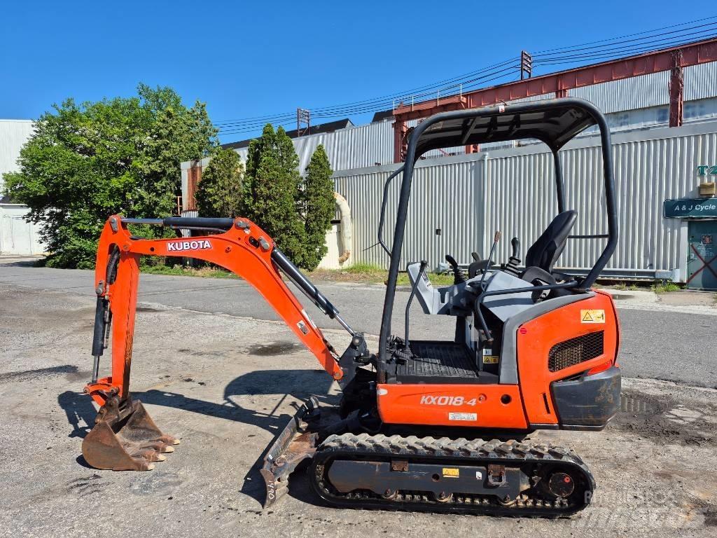 Kubota KX 018-4 Mini kotrók < 7t
