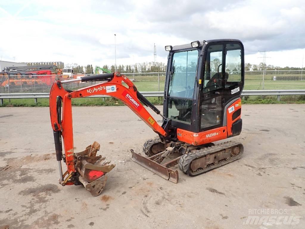 Kubota KX 019-4 Mini kotrók < 7t