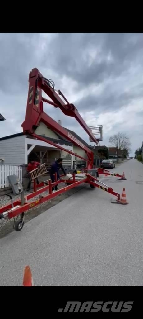 Sky High 1800 Pótkocsira szerelt emelők és állványok