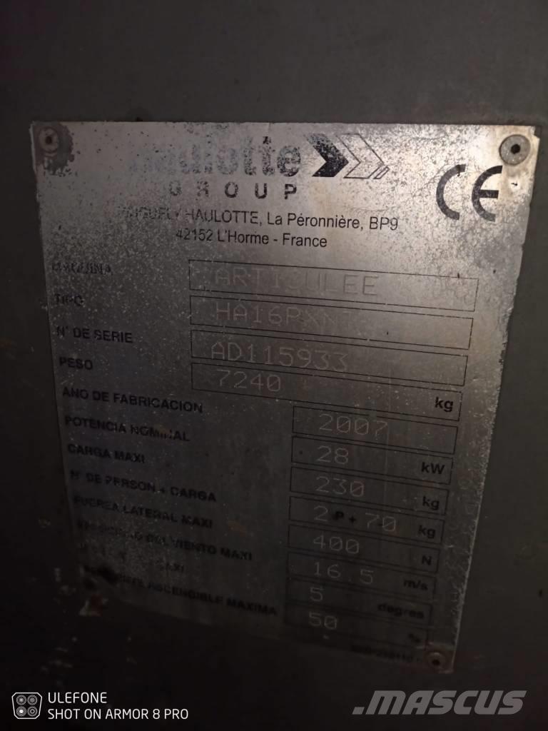 Haulotte HA 16 PX NT Karos emelők