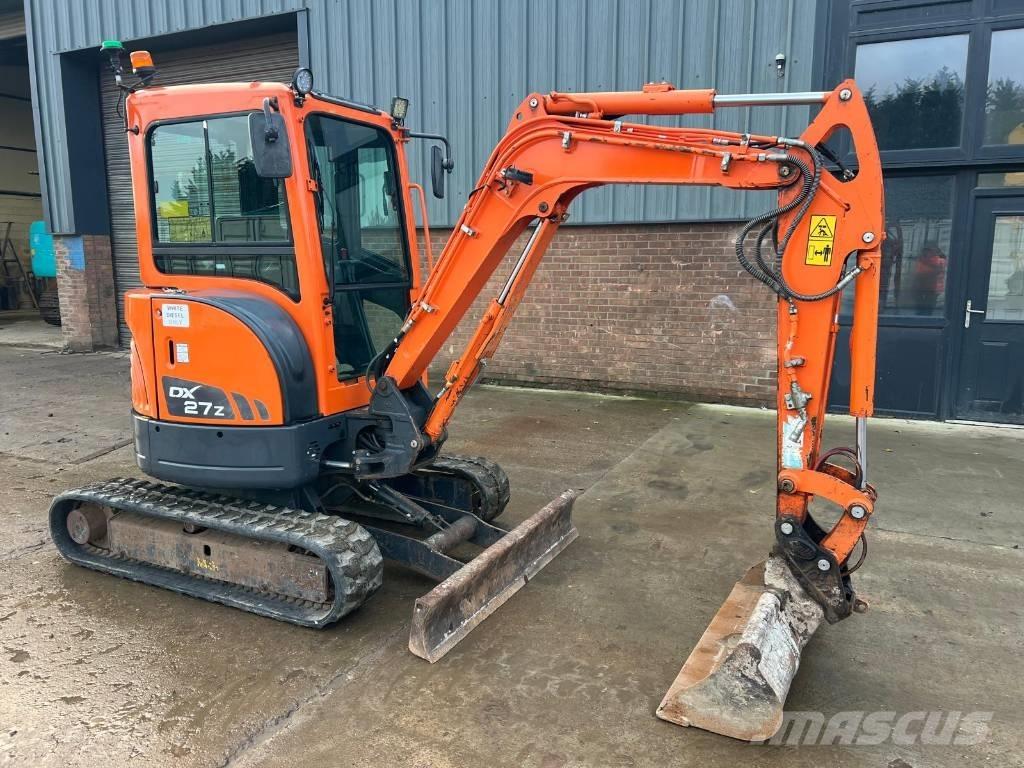 Doosan DX 27 Z Mini kotrók < 7t