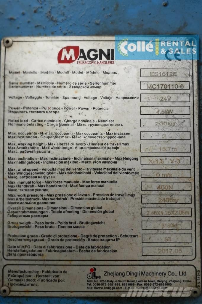 Magni ES 1612 E | 2017 Ollós emelők