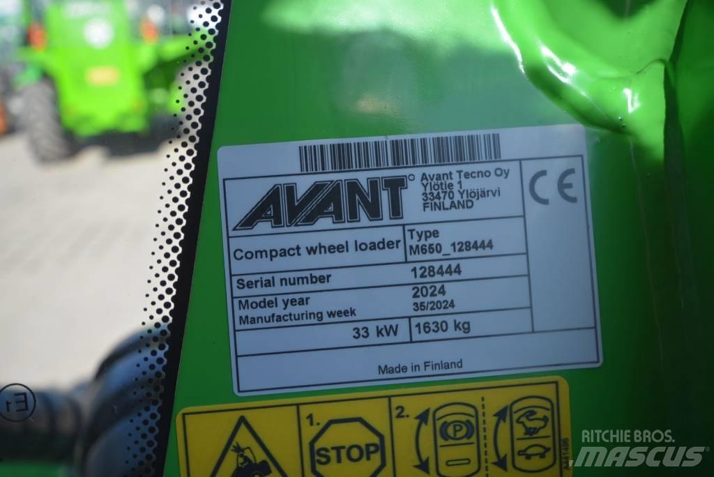 Avant 650 i Mini homlokrakodók