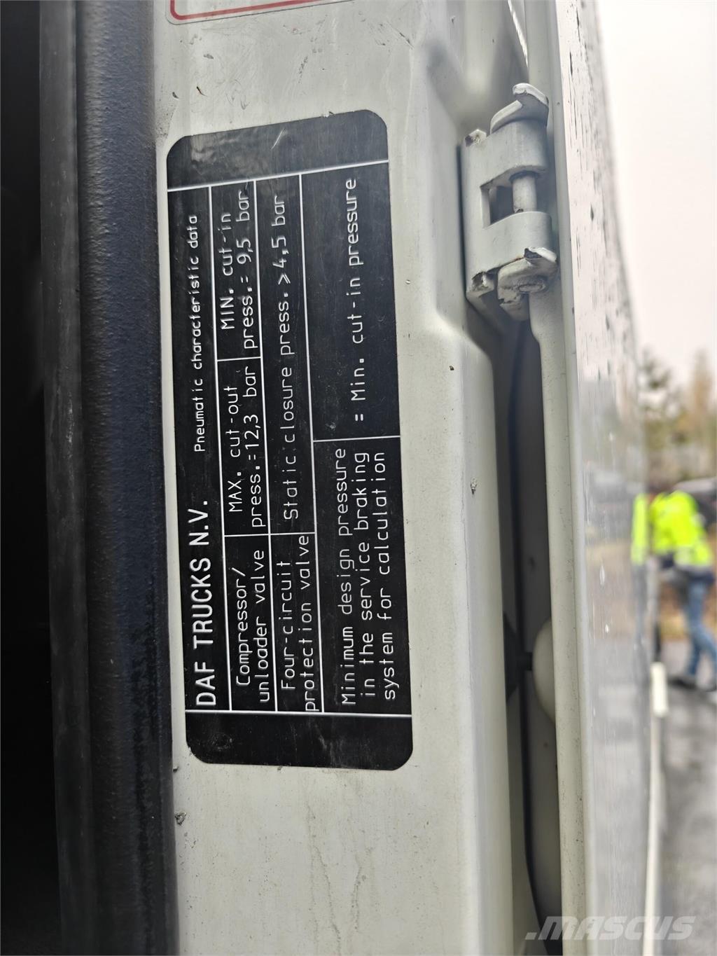 DAF XF 460 FAK Fülkés alváz