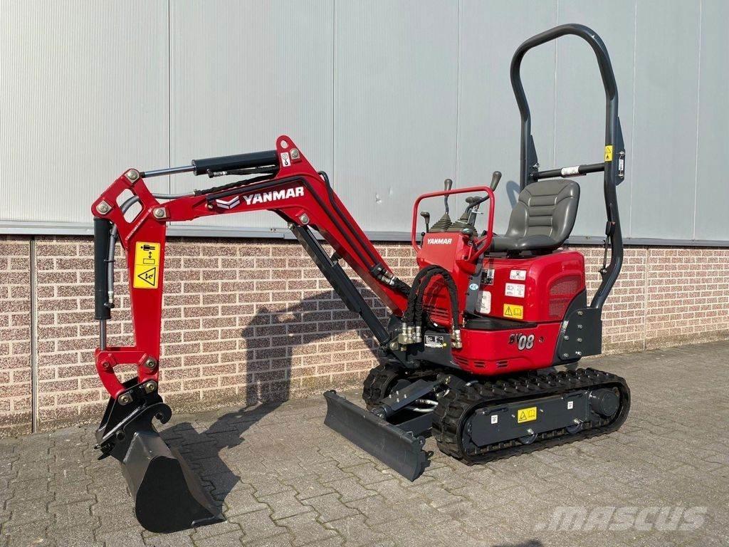 Yanmar SV08 Mini kotrók < 7t