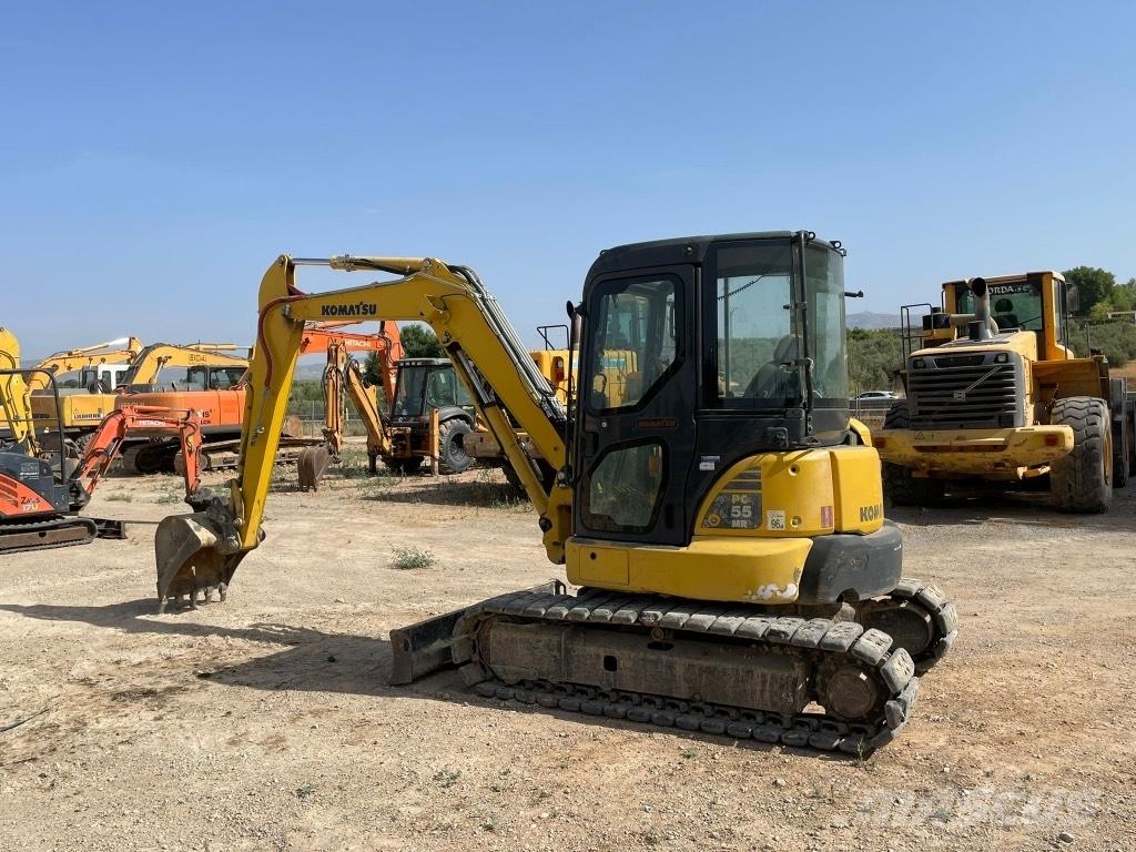 Komatsu PC 55 Mini kotrók < 7t